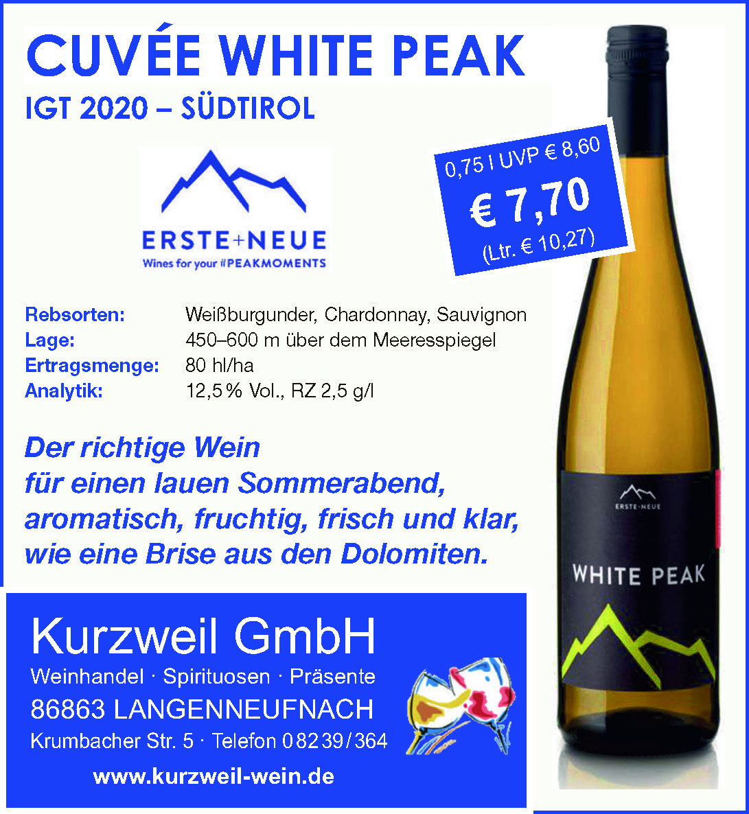 Cuvee White Peak