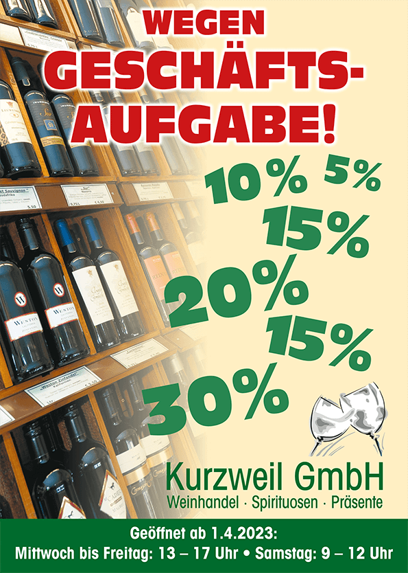 WegenGeschaftsaufgabe